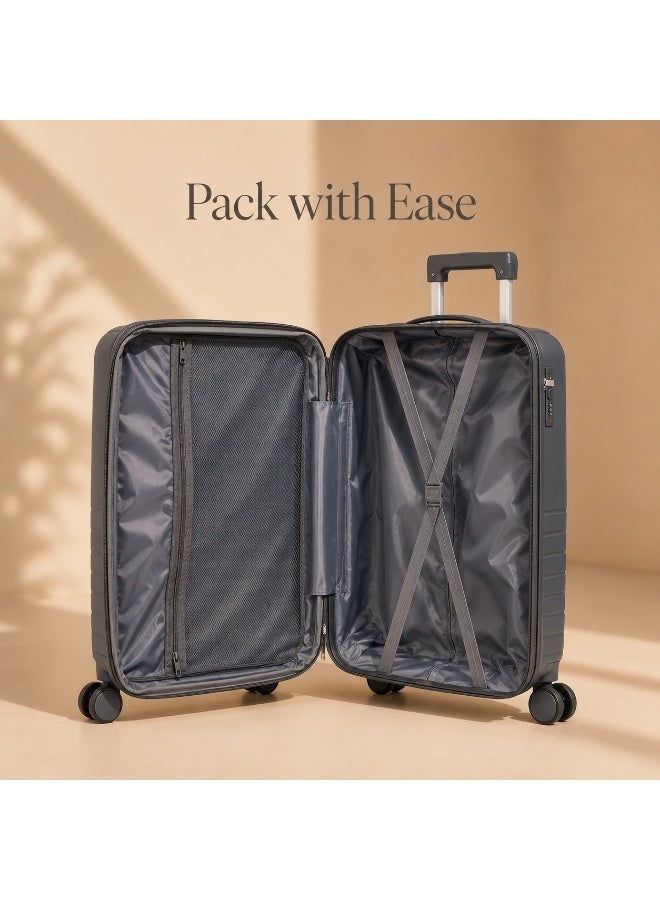 Original Hard Luggage 23 Inch, Genuine Polypropylene Material, Durable Travel Suitcase, Lightweight Hard Shell Design, Smooth Wheels, Telescopic Handle, Spacious Interior, 2-Year Warranty, Authorized Replacement Support - Image 4
