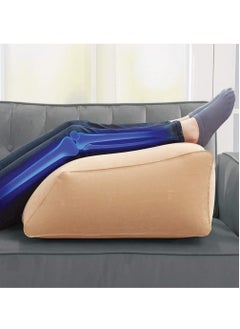 MIXDE Multifunctional Inflatable Leg Elevation Rest Wedge Pillow Cushion Beige  - Image 1