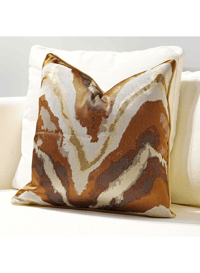 MAAC HOME MAAC Home Set of 2 Cushion Cover  Elegant Decorative Throw Cushion Cover- Brown Premium Modern Minimalist Elegant design for Sofa Couch Bed Chair (Cushion Cover Only) - Image 4