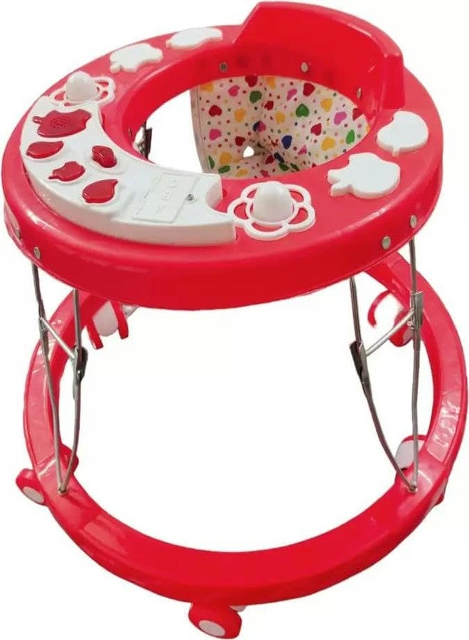 Maanit Musical 3-in-1 Walker for 0-2 Years Baby (Red) - Image 1
