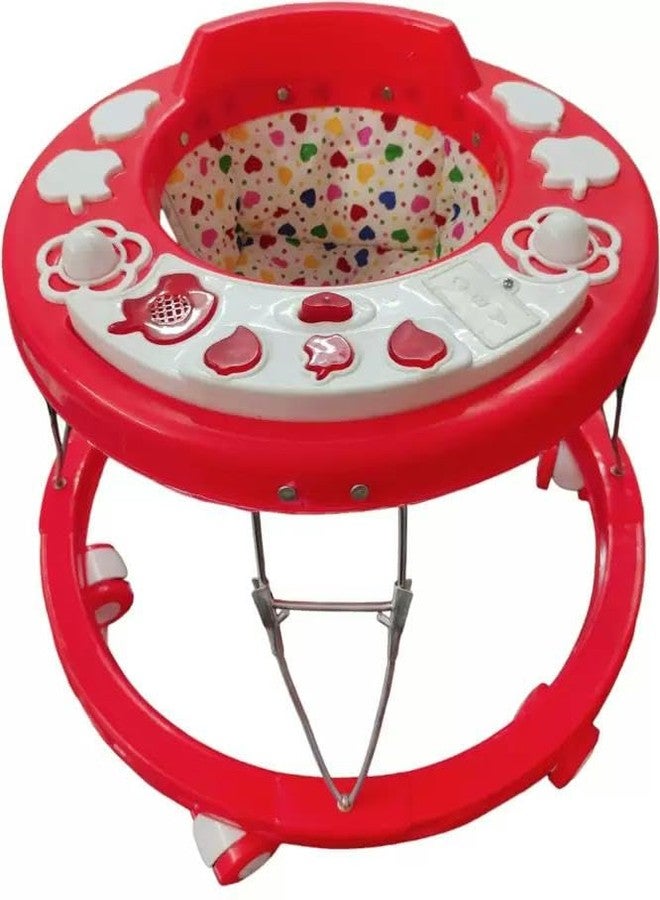 Maanit Musical 3-in-1 Walker for 0-2 Years Baby (Red) - Image 2