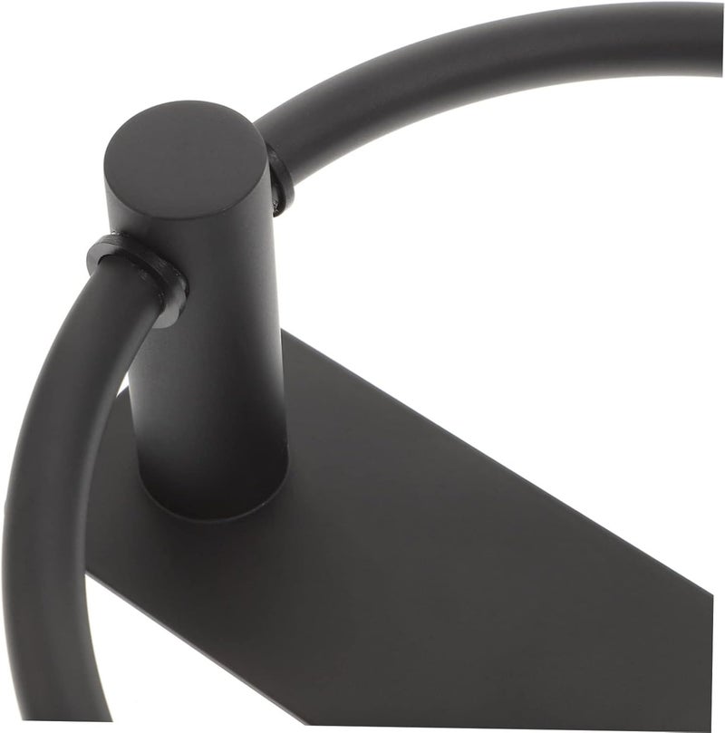 Stainless Steel Wall Mounted Towel Ring Punch Towel Holder for Bathroom and Kitchen Sturdy No Drilling Space-Saving Design - Image 3