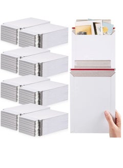 KASTWAVE Mailer Photo Mailers Document Self Adhesive Lightweight Mailers Standard Envelope 250gsm White Shipping Envelopes Photography Mailers for Photos, Documents, CD 50Pcs, 16 * 25cm  - Image 1