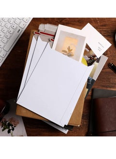KASTWAVE Mailer Photo Mailers Document Self Adhesive Lightweight Mailers Standard Envelope 250gsm White Shipping Envelopes Photography Mailers for Photos, Documents, CD 50Pcs, 16 * 25cm  - Image 2