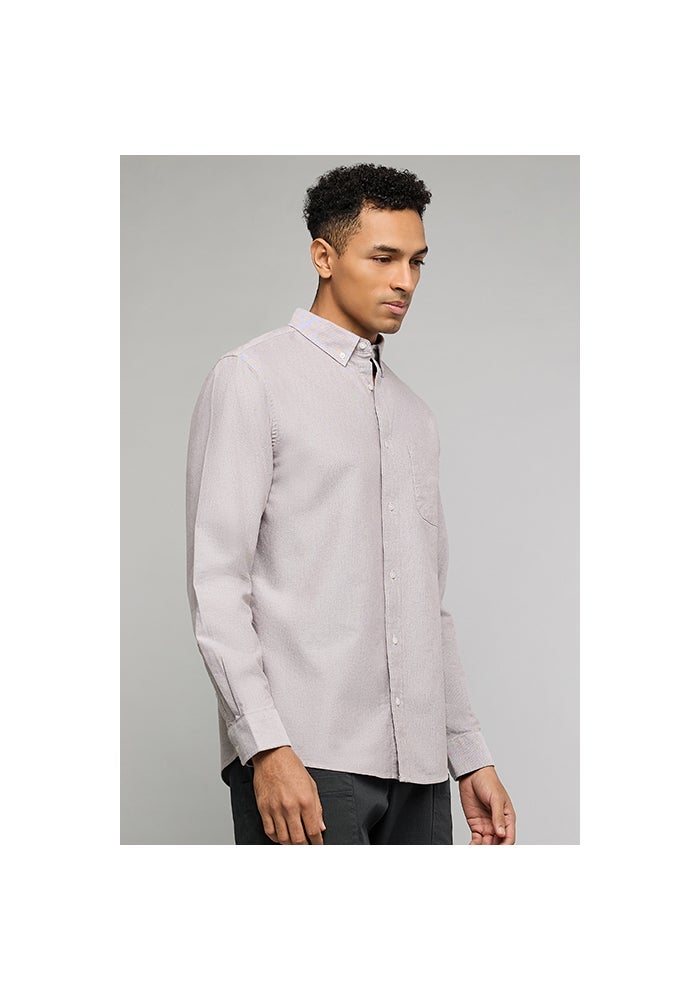 R&B Pocket Front Shirt with Button-Down Collar and Long Sleeves - Image 5