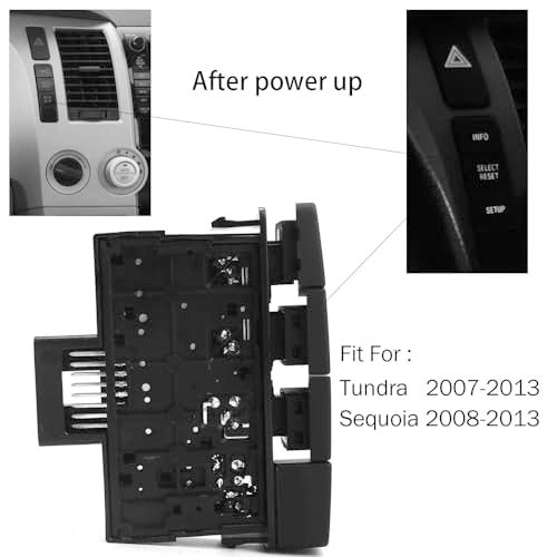 Xiaoyudou Drive Monitor Info Switch Mod for Toyota Tundra 2007-2013, Sequoia 2008-2013 Replace 84977-0C020 - Image 3