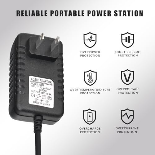 BOEEA 18V Charger Replacement Compatible with Hyperice Hypervolt 2 Pro,Hypervolt 2,Hypervolt Go,Hypervolt Go 2,Vyper 3 Massager Gun Power Cord Supply 6Ft - Image 5