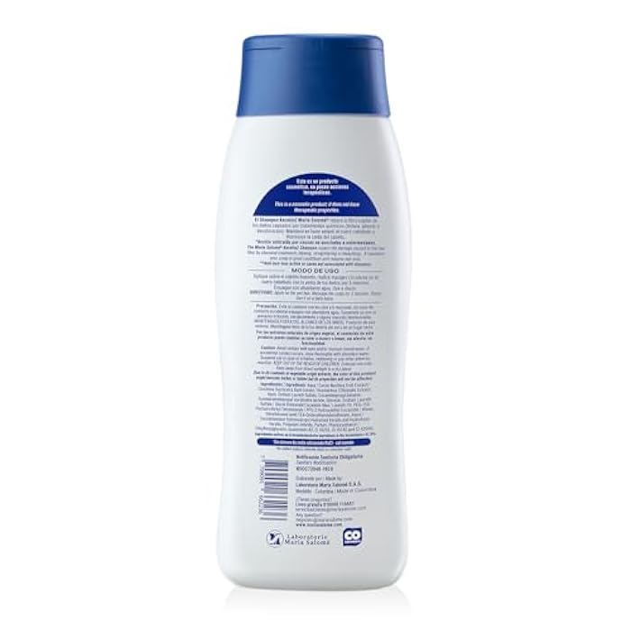 Maria Salome Shampoo Keratin2 Salt Freel/Sin Sal 400 Ml/New Product - Image 2