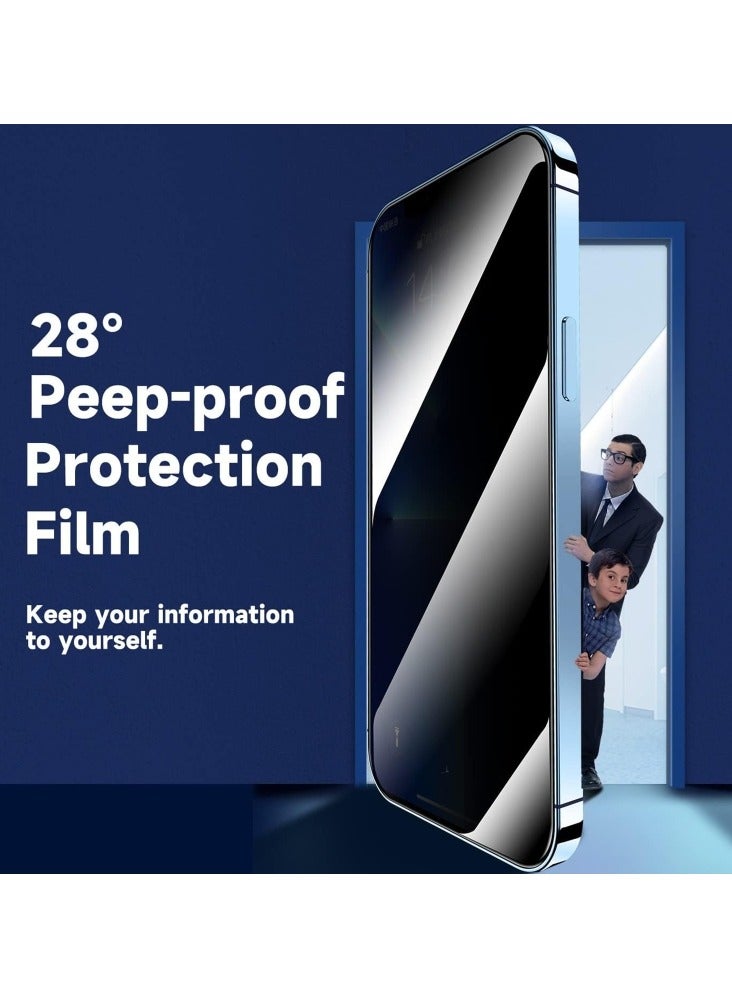 Raxoom Screen Protector for iPhone 16 Pro 6.3 inch, Tempered Glass 9H Case Friendly, HD Clear, Anti- Scratch, Oil Proof, Anti- Fingerprint, (black) - Image 4