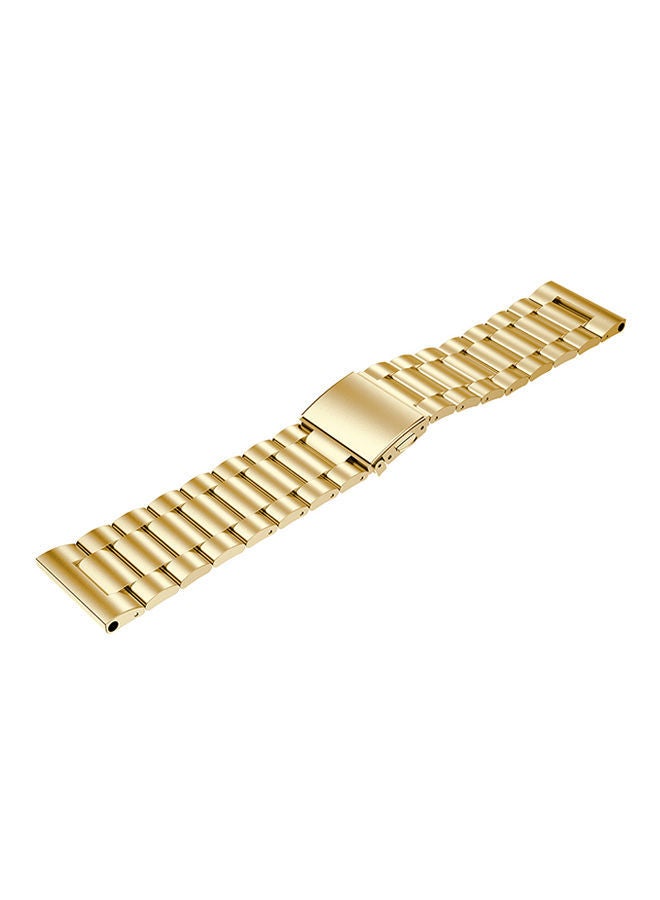 NIBEMINENT Three Strains Smart Watch Band For Garmin Fenix 5X Gold - Image 2