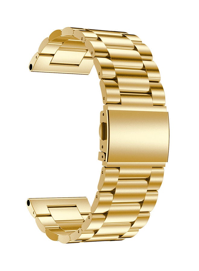 NIBEMINENT Three Strains Smart Watch Band For Garmin Fenix 5X Gold - Image 1
