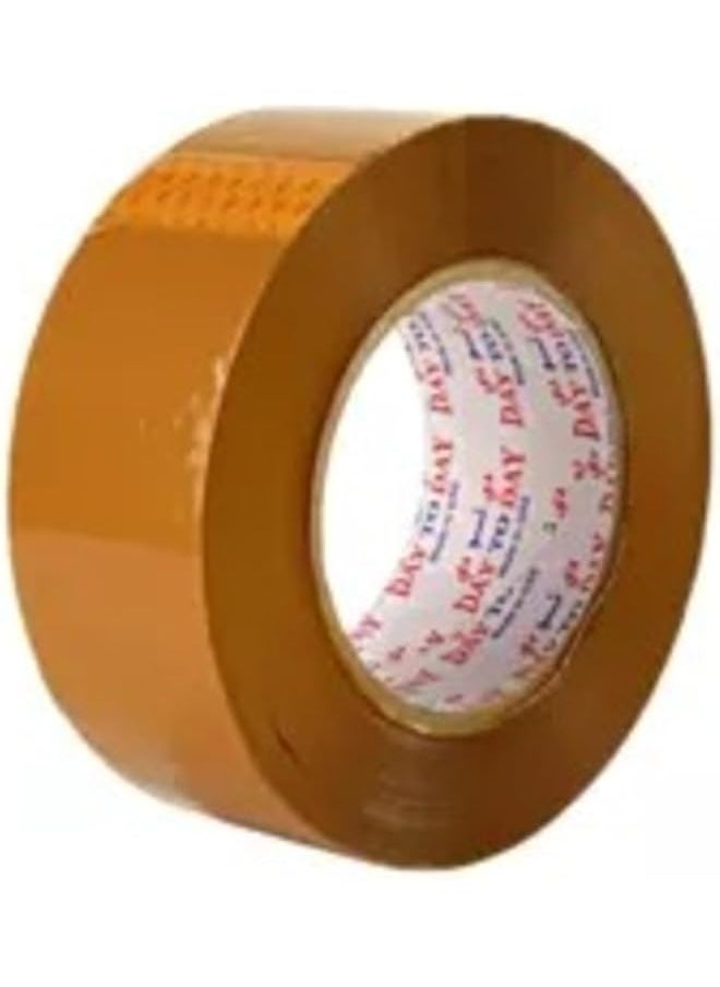 PROMASS - Masking Tape Carton Packaging Tape Sealing Tape, Brown Color- 200 yard - Image 1