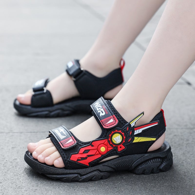 Boys Shoes Beach Shoes Open Toe Sandals Big Kids 2024 Summer Children'S Shoes Sandals - Image 4