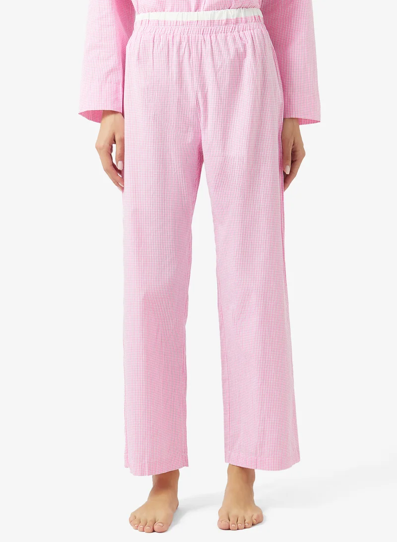Ella  Gingham Print Pyjama Set for Women | Best Price UAE