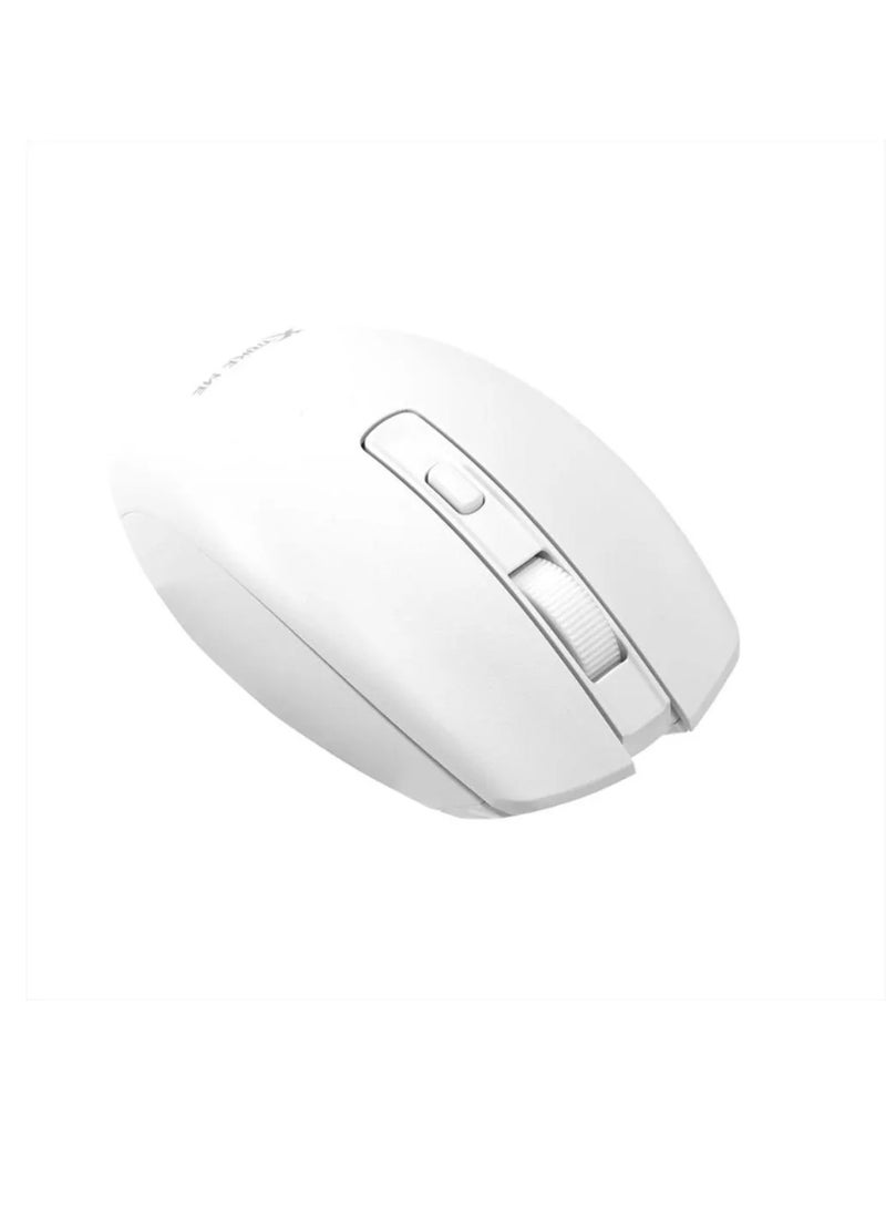 XTRIKE ME ماوس مكتب لاسلكي GW-224 بتصميم مريح جسم أبيض - Image 3