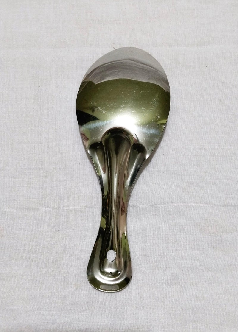 GS KITCHENWARE GS Stainless Steel Rice Serving Spoon, Rice Ladle/Chamcha for Serving, Bhatiya Chamcha Set of 1. - Image 3