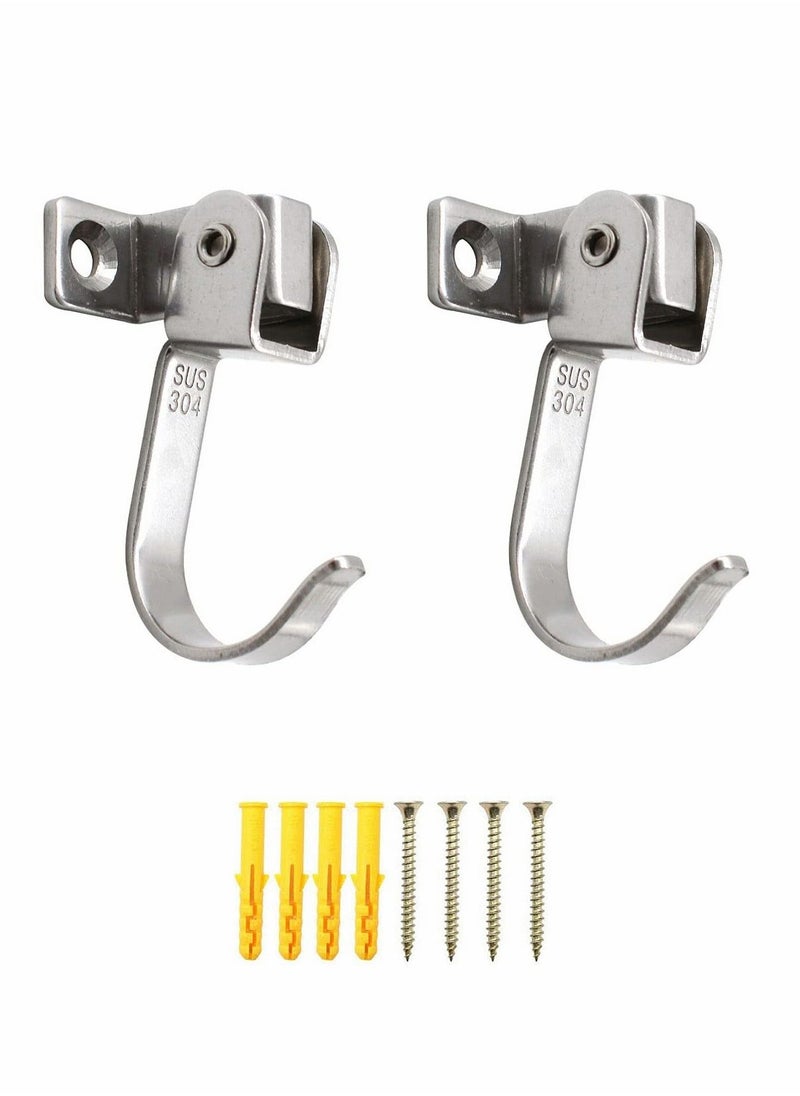 Ceiling Plate Chandelier Hook, Nail-in Hooks with Screws, Top Wall Hook Extremely High Load Capacity Can Hang Lamps or Other Items That Need to be Hung 2 Pcs - Image 1