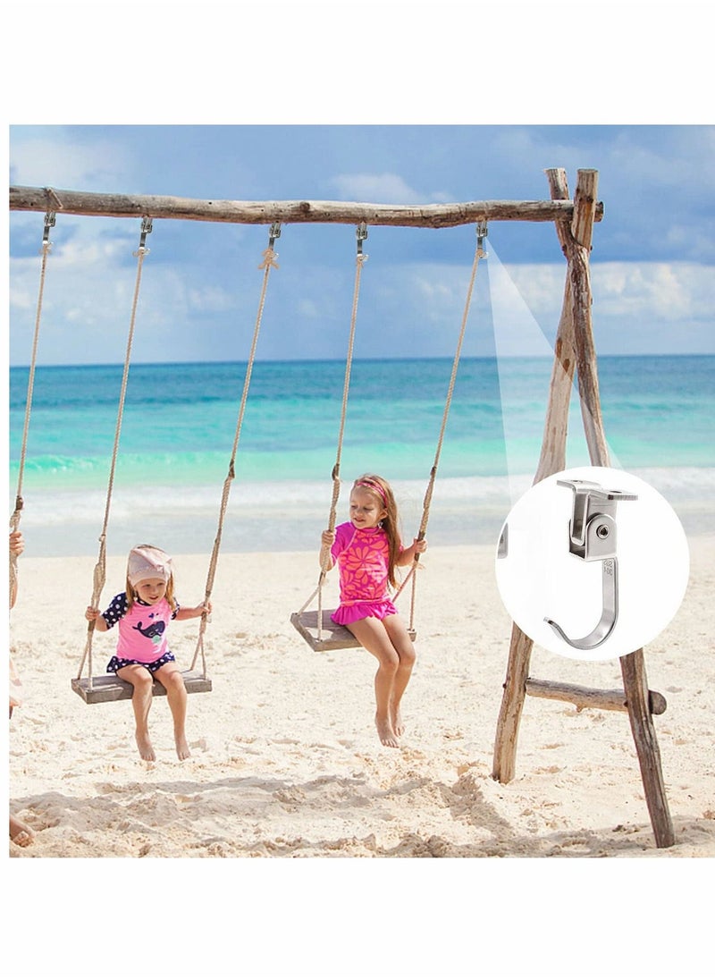 Ceiling Plate Chandelier Hook, Nail-in Hooks with Screws, Top Wall Hook Extremely High Load Capacity Can Hang Lamps or Other Items That Need to be Hung 2 Pcs - Image 3