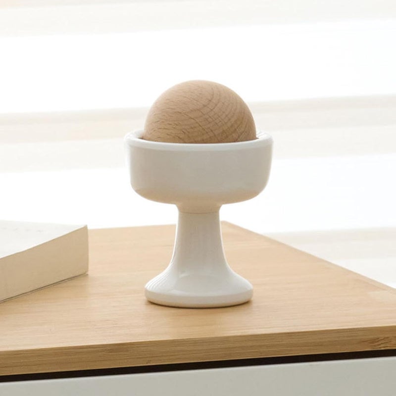 Essential Oil Aroma Portable Birthday Gift Home Decor Modern Tabletop Ornament for Desk Bedroom Office Car, White - Image 3