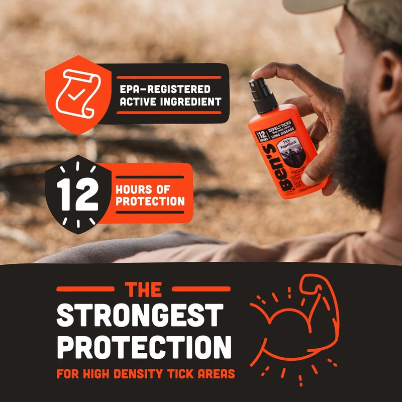 Ben's Tick Repellent - Tick, Mosquito & Insect Repellent Spray for Adults & Children - Bug Spray with 20% Picaridin - Offers 12 Hours of Protection - 3.4 fl oz (Pack of 3 - Image 3