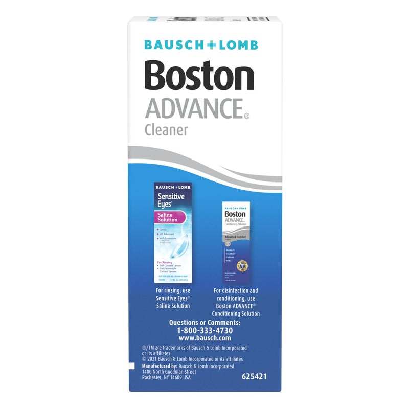 Boston Boston Advance Contact Lens Solution by Bausch+ Lomb, for Gas Permeable Contact Lenses, 1 Fl Oz (Packaging May Vary)  - Image 4