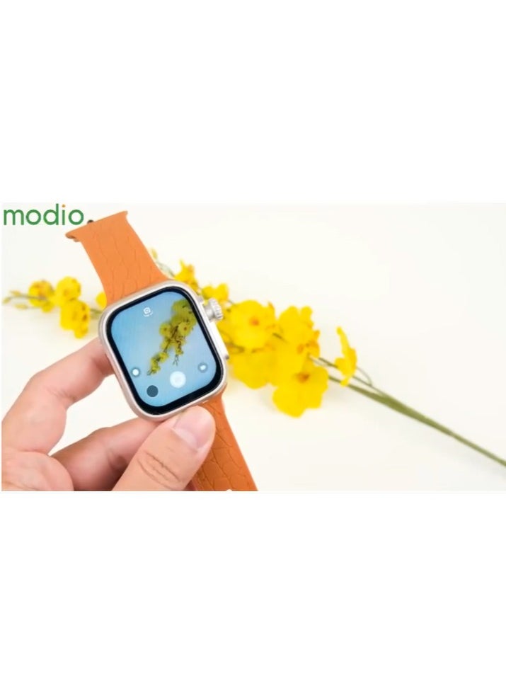 modio - Modio ST13 Smart Watch With 2.2 Inch Full Screen Display Sim Card Slot and 3 Pair Straps and Charging Cable Designed For Ladies and Gents - Image 1