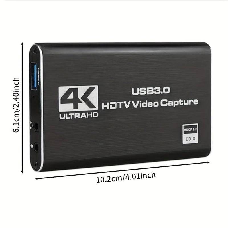 بطاقة التقاط وبث مباشر بدقة 4K و1080بيكسل وبمعدل 60 إطارًا في الثانية عالية الوضوح ومنفذ USB 3.0 وصندوق تسجيل متوافق مع بلاك - Image 5