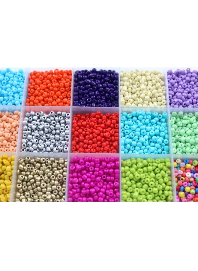child toy Colourful Bracelet Beads And A-Z Alphabet Letter Art Starter DIY Bead Making Kit For Kids  - Image 2