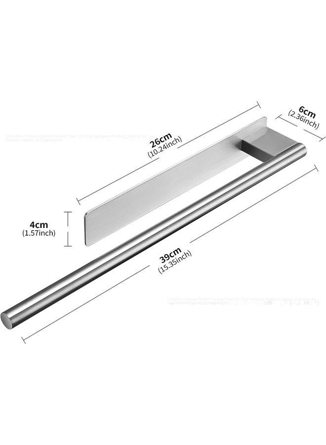 Bluejw Special For New Stainless Steel Towel Bar Toilet Non-perforated Light Luxury Towel Rack Baseball Cap Rack  - Image 1