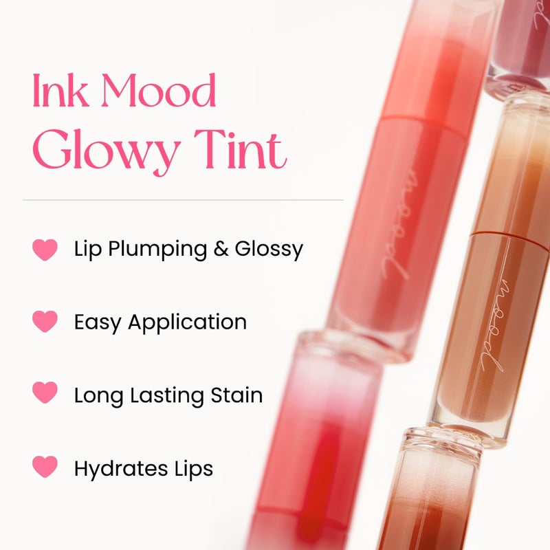 Peripera Ink Mood Glowy Tint | Lip-Plumping, Naturally Moisturizing, Lightweight, Glow-Boosting, Long-Lasting, Comfortable, Non-Sticky, No White Film (020 BROWN YAKGWA (HONEY K-OOKIE)) - Image 2