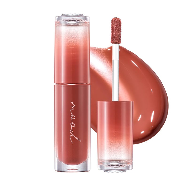 Peripera Ink Mood Glowy Tint | Lip-Plumping, Naturally Moisturizing, Lightweight, Glow-Boosting, Long-Lasting, Comfortable, Non-Sticky, No White Film (020 BROWN YAKGWA (HONEY K-OOKIE)) - Image 1