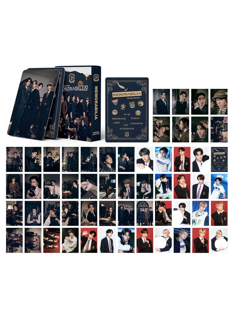 NIBEMINENT 55 Pcs Kpop Enhypen MEMORABILIA Lomo Cards Card For Fans Collection Gifts - Image 1