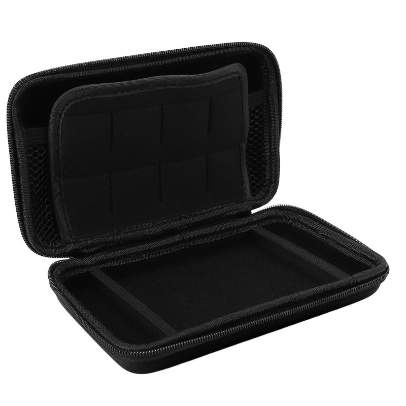 Game Console Carrying Case Portable with 8 Game Slot Inner Pocket Hard Shell Travel Protective Case for New 3DS XL Black - Image 4