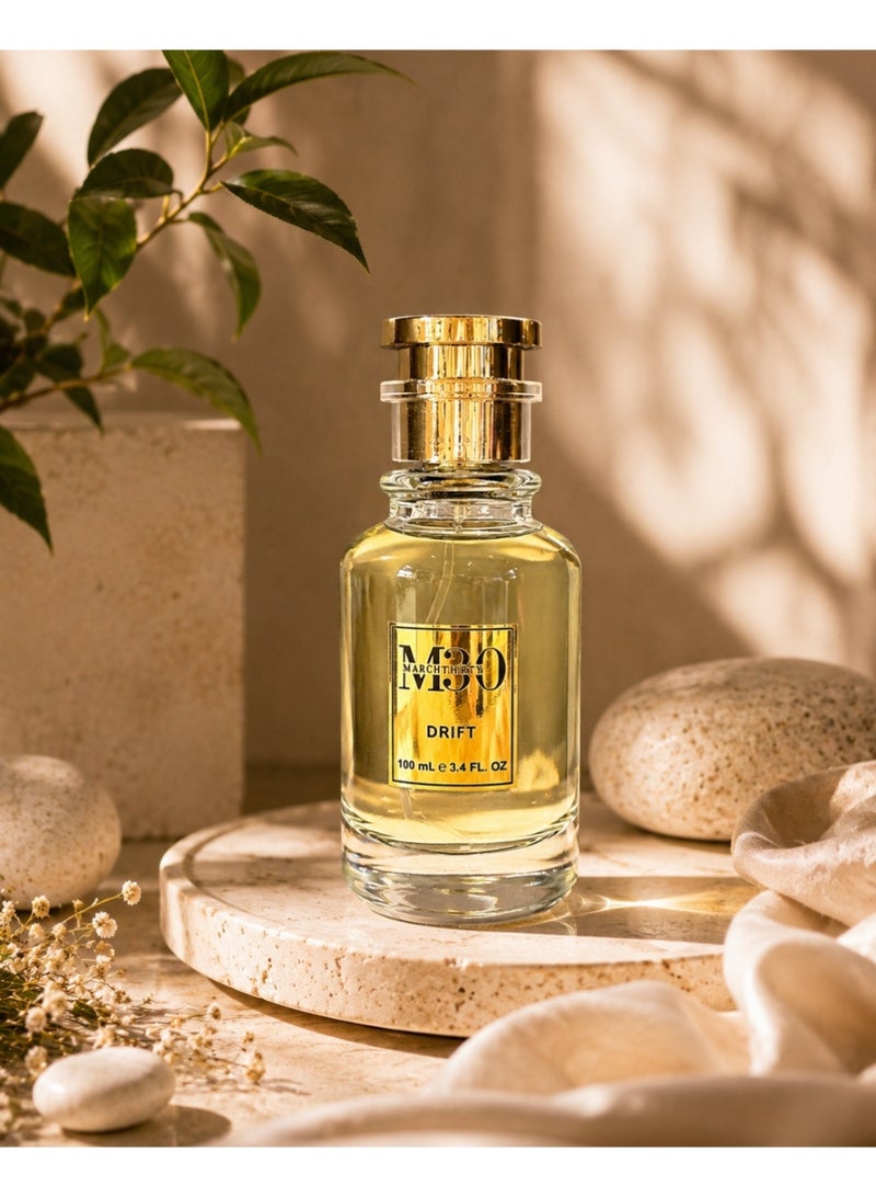 March Thirty MarchThirty M30 Drift Eau De Parfum for Men & Women, 100ml – Fresh Citrus, Green & Amber Fragrance - Image 5