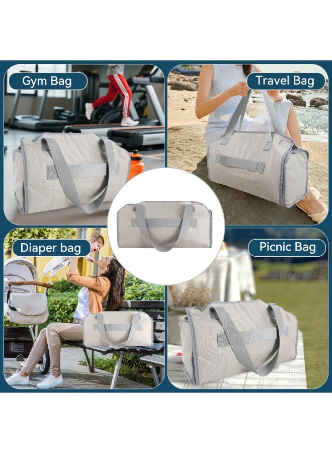 Bukela Toddler Airplane Bed and Travel Bag 2 in 1, Portable Airplane Seat Extender for Kids, Adjustable Footrest Baby Flight Must Haves for Infant Sleeping, Carry On Overnight Bag for Women (Gray) - Image 4