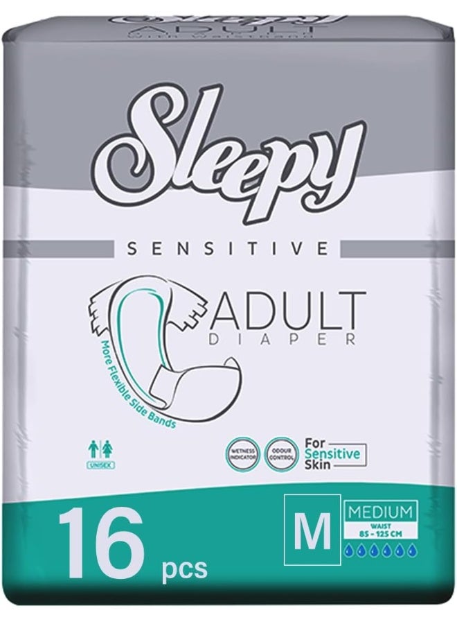 Sleepy Hypoallergenic 16 Adult Diapers - Image 1