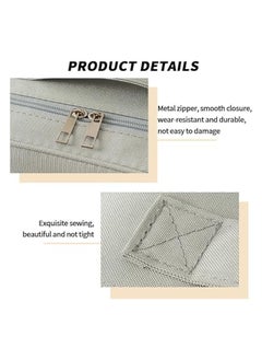 erorex First Aid Bags, Gray Polyester Home Emergency Medical Kit, Family Medicine Bag,Travelling Camping Car Workplace Kit Bags, Indoor & Outdoor Cosmetic Organizer  - Image 3