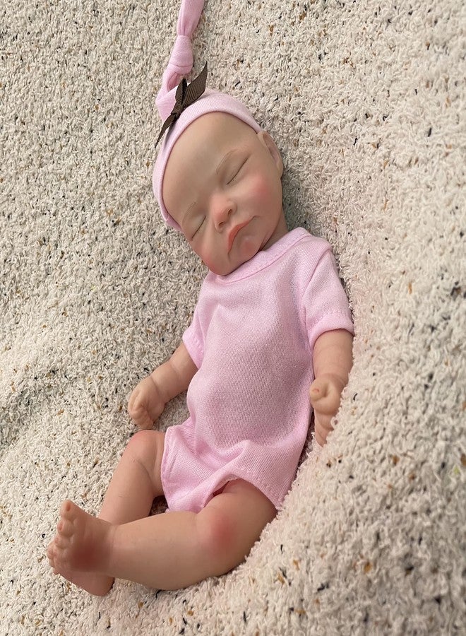 أوتارد دولز دمى أطفال حديثي الولادة من OtardDolls واقعية، مقاس 11 بوصة، دمى أطفال حديثي الولادة واقعية، جسم كامل من السيليكون الناعم، دمى أطفال حديثي الولادة نائمة مصنوعة يدويًا مع مجموعة إكسسوارات للأطفال - Image 3