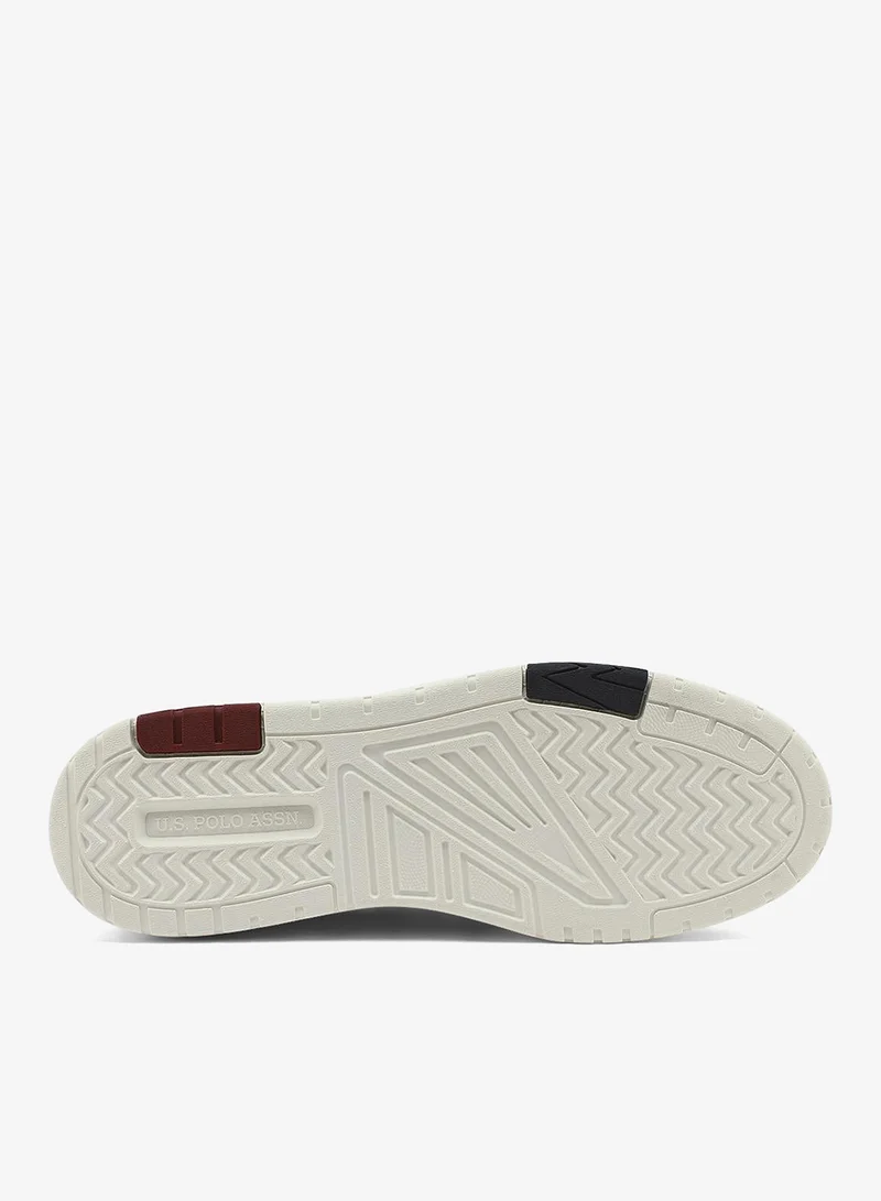U.S. Polo Assn. white Men's White Sneakers - Lightweight, Breathable and Comfortable Shoes for Men | Best Price UAE