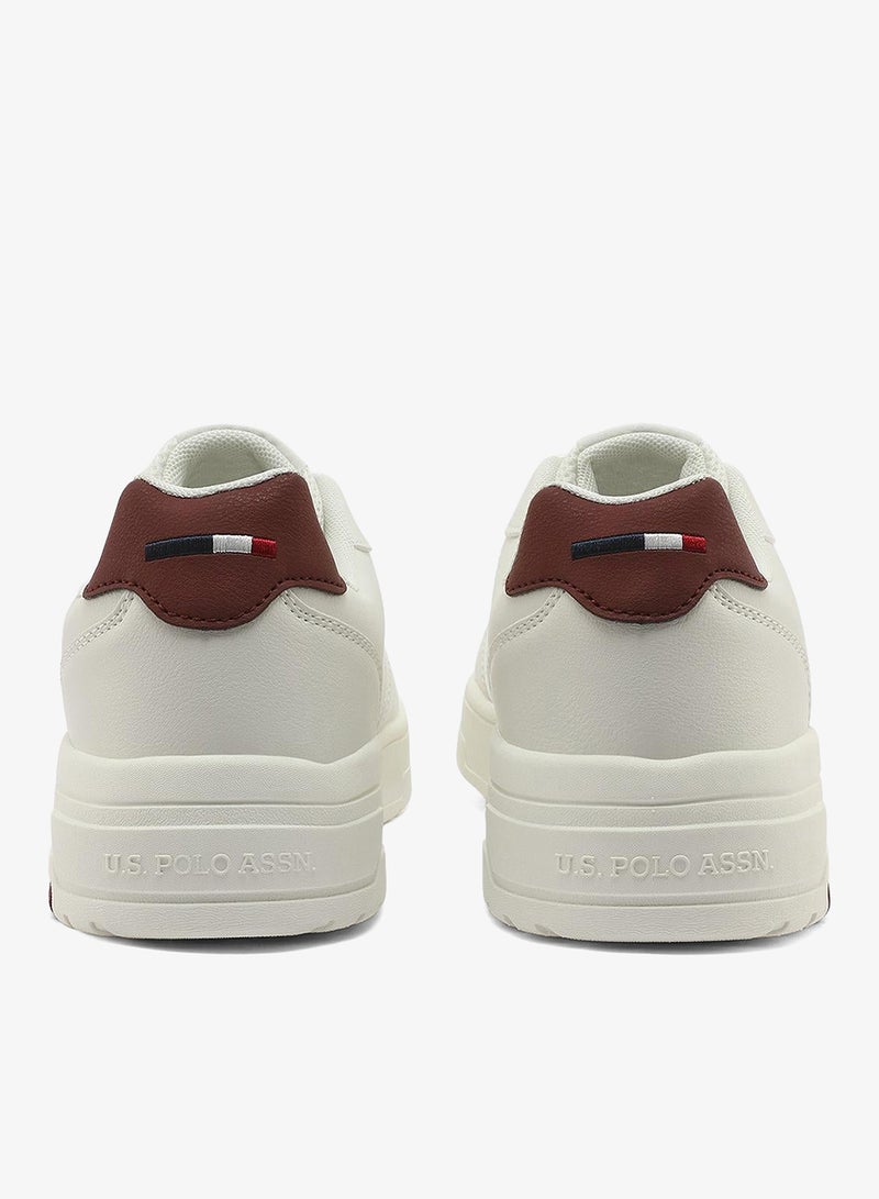 U.S. Polo Assn. Men's White Sneakers - Lightweight, Breathable and Comfortable Shoes - Image 4