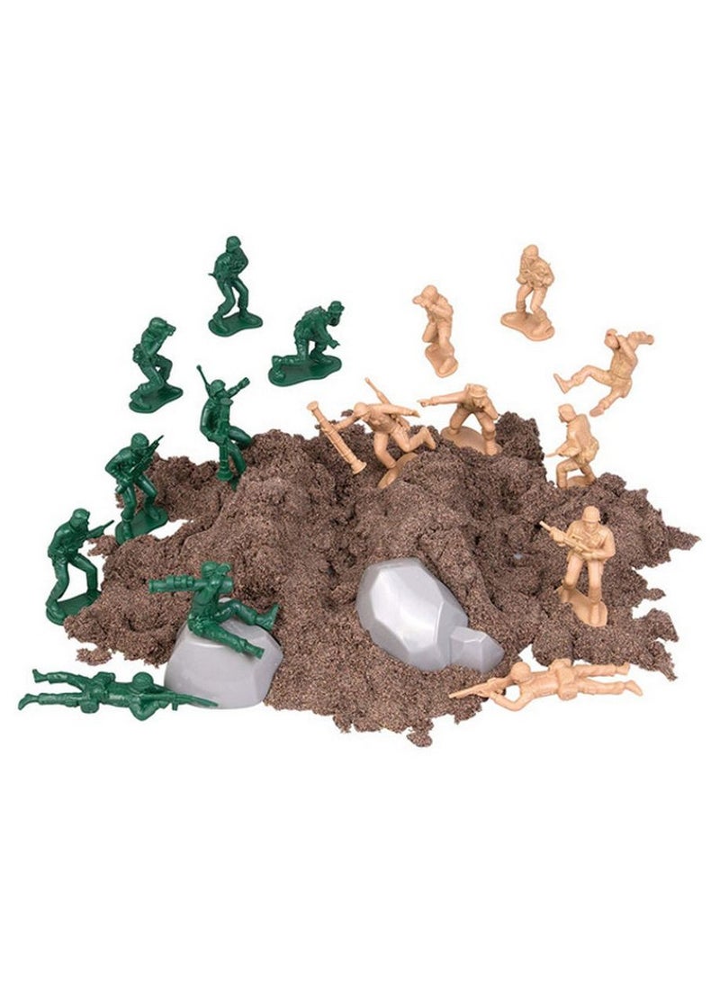PLAY DIRT Play Dirt Special Forces Bucket Unique Kinetic Dirt Like Sand For Burying and Digging Fun  - Image 3