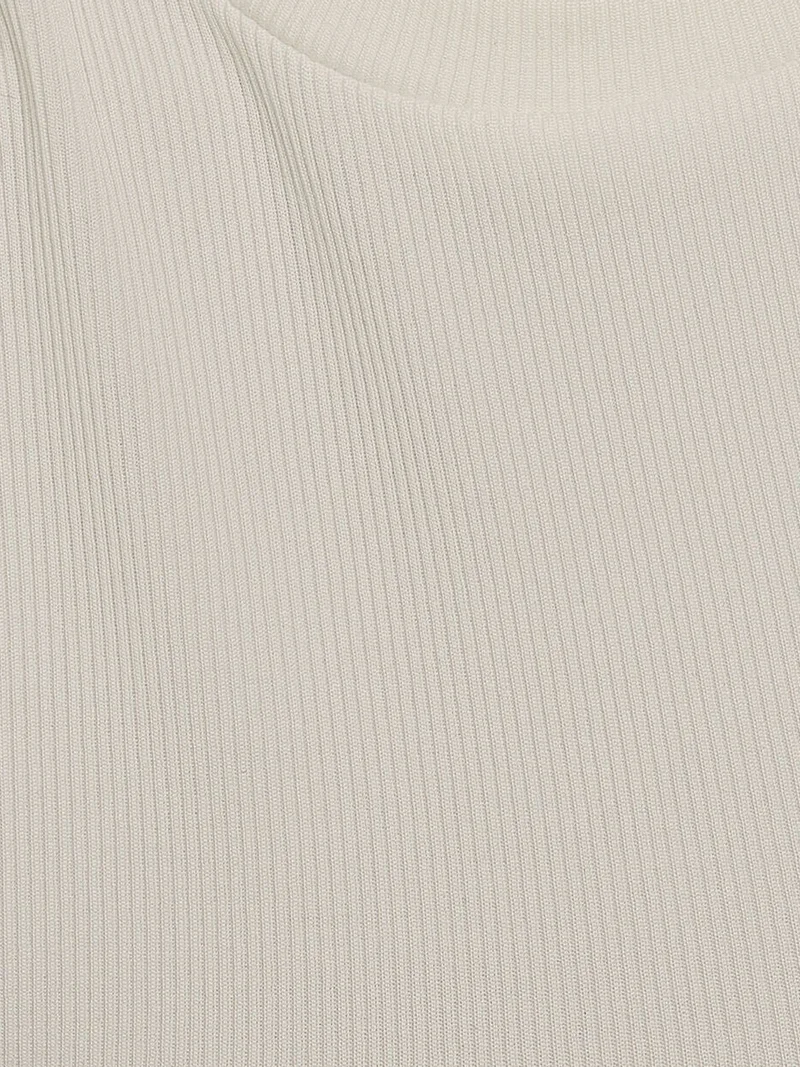 HICCUP Basic Fitted Crew Neck Top