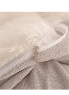 Generic 4pcs bedding set 2 pillowcases 1 quilt cover 1 bed sheet four-piece set with creative and fashionable styling warm mink plush  - Image 3