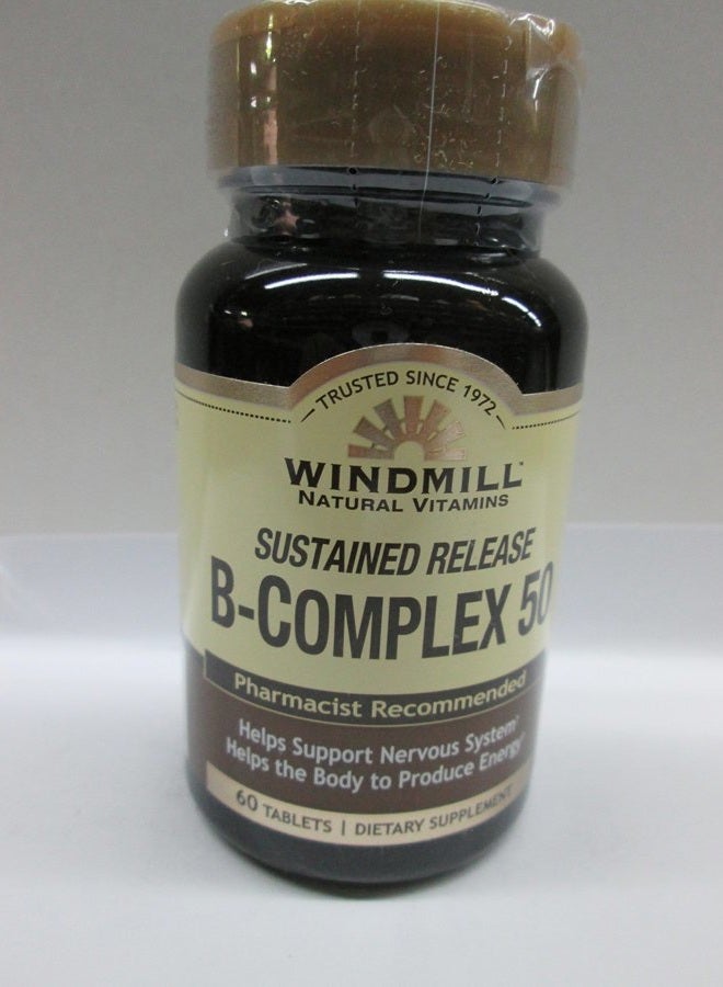 WINDMILL B-Complex Sustained Release Tabs 60'S Windmill - Image 1