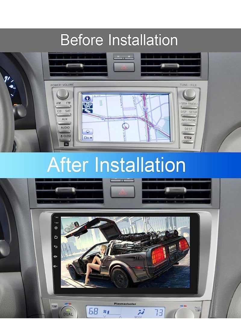 Vierex Android Car Stereo For Toyota Camry 2006 2007 2008 2009 2010 2011 2GB RAM 32GB ROM With Support Apple Carplay, 9 Inch IPS Touch Screen with Backup Camera Included 2GB 32GB With Apple Carplay - Image 2