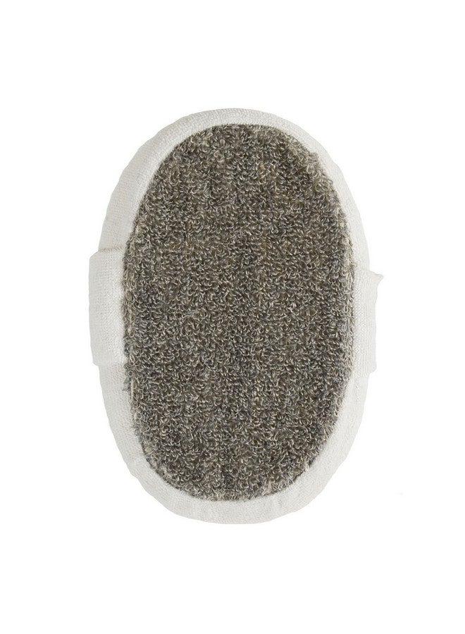 EvriHolder Natural Elements Body Sponge Flaxseed And Charcoal Deep Exfoliating Body Sponge - Image 1