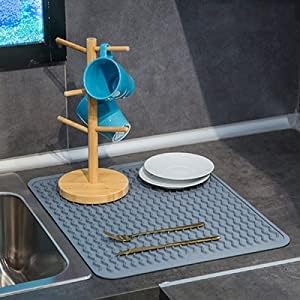ISHWANKU Silicone Dish Drying Mat Drying Mat for Kitchen - Image 2