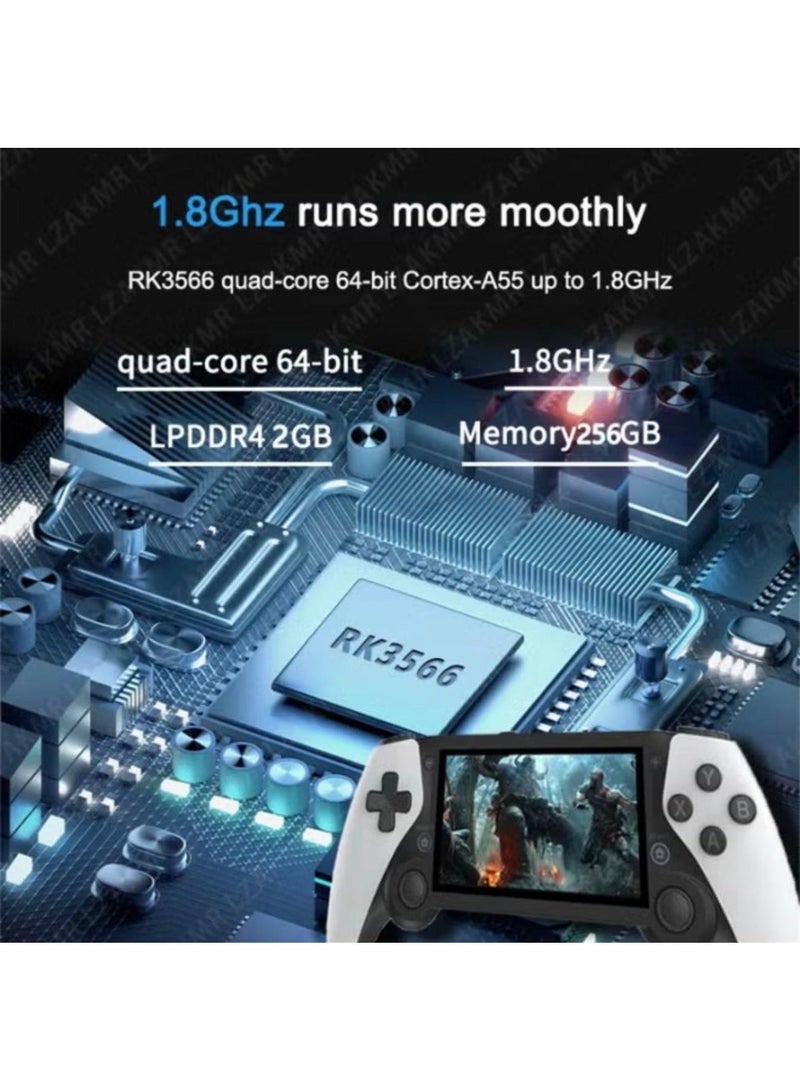 MUNTAQI M25 Handheld Video Game Console – 4.3" IPS HD Screen | Built-In Classic Games | Retro Emulator Support | Portable Gaming for Kids & Adults | Rechargeable | UAE Stock - Image 3