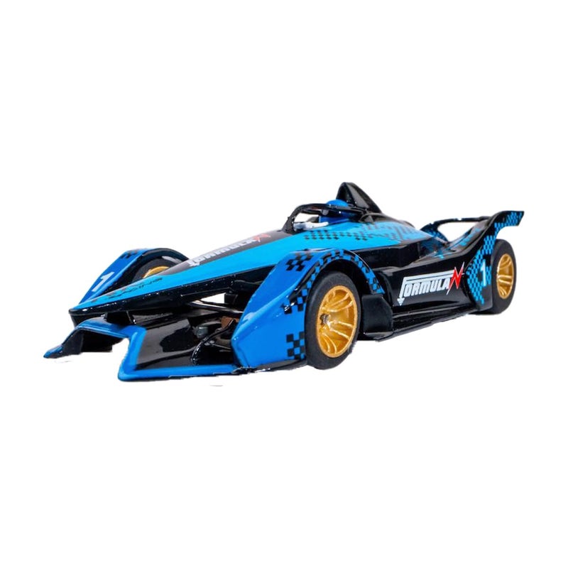 AFXRacemasters Mega G Formula N BlueBlueSilver AFX22039 HO Slot Racing Cars - Image 2