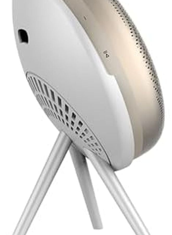 White Acrylic Speaker Stand Desktop Holder with Anti Scratch Base Easy Installation - Image 2